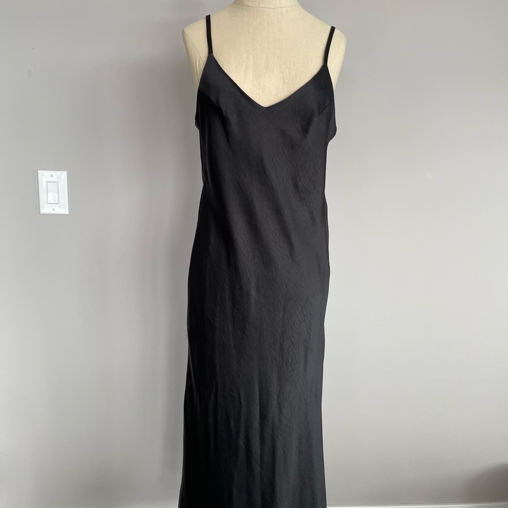 OAK + FORT Black Strappy Dress